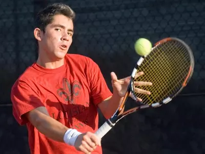 Men?s Tennis Falls to Troy, 4-2 Image