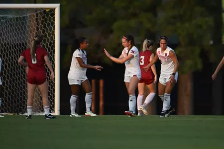 White Team celebrates after scoring 