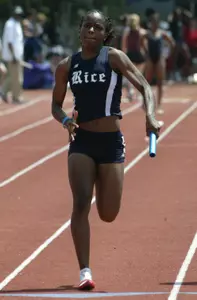 Desarie Walwyn swept the 100 and 200 Saturday at the Bayou Classic