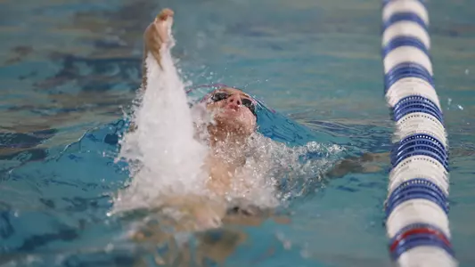 Alabama swimmer at an away meet