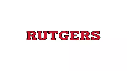 Rutgers word art on white background