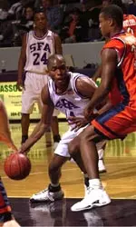 Stevin Ozier had a big game in Monday's loss to Lamar. (file photo)