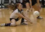 Senior libero Stephanie Figgers