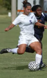 Junior Amanda Alders scored SFA's opening goal before Friday's game at Texas Tech was canceled