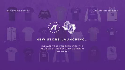 Stephen F. Austin State University Partners with Athlete's Thread to Empower Student-Athletes through Custom, Co-Branded Merchandise