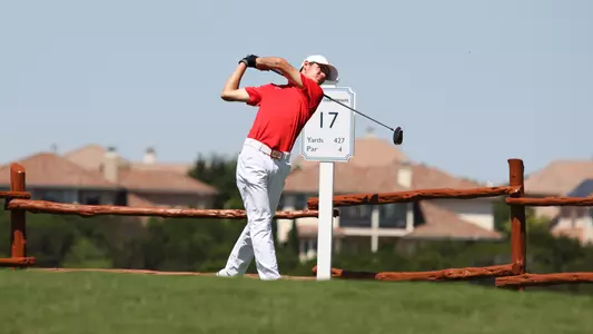 Ethan Farnam tees off at NCAA Regionals