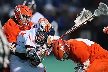 Leveille Scores 100th Goal as Orange defeats Hobart, 13-5 Image