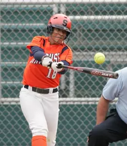 Right fielder Lisaira Daniels