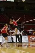 Tech junios Desiree Batista tallies four aces in Tech's loss to Wichita State, 3-1