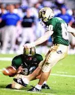 Senior placekicker Nick Hayes and the Blazers open the 2004 season on Sept. 4 versus Baylor