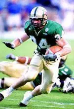 Dan Burks rushed for 46 yards on five carries