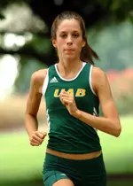 Elizabeth Ambrus led the Blazers, placing 12th overall at the Belmont Opener