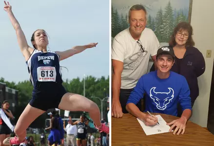 Track and Field Add Samantha Spinella and Chris Nowak Image