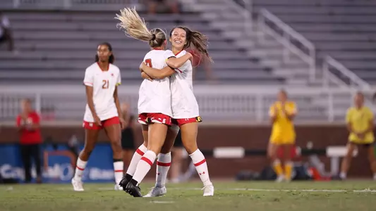 Women's Soccer Goal Celebration