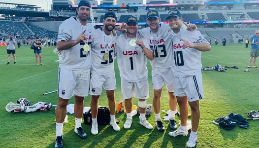Five Hardshells Win Gold With Team USA, Terps Finish 2023 World Lacrosse Men’s Championship Image