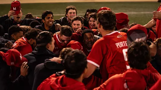 Postgame Celebration After Road Ranked Win At Wake Forest