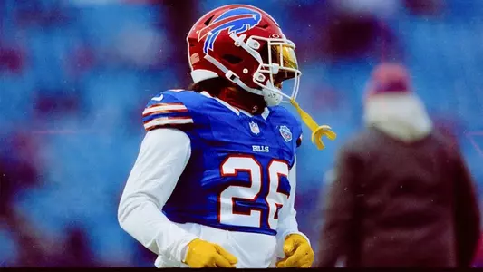 Ty Johnson Buffalo Bills pregame warm ups 