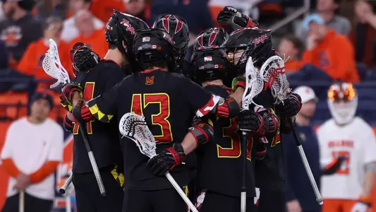 MLAX Huddle Vs Syracuse