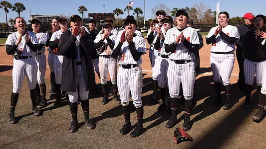 Softball Team Celebration at UCF win over Buffalo 