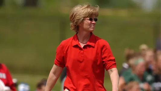 Cindy Timchal coaching at Maryland
