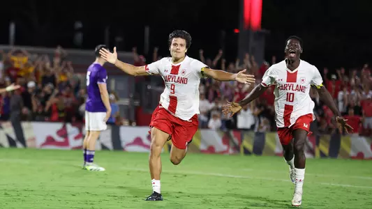 Rodrigo Nero celebrates a goal against High Point