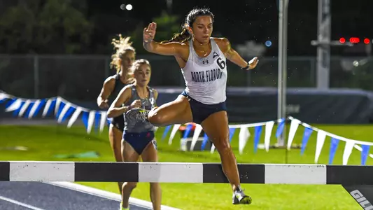 Mia McLain action steeplechase