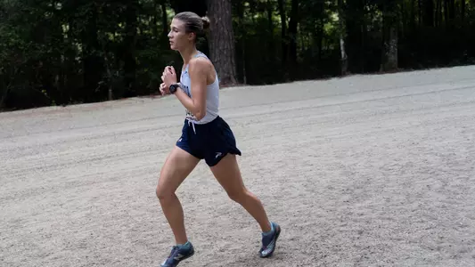 Ej Schlageter running hard at the FSU race