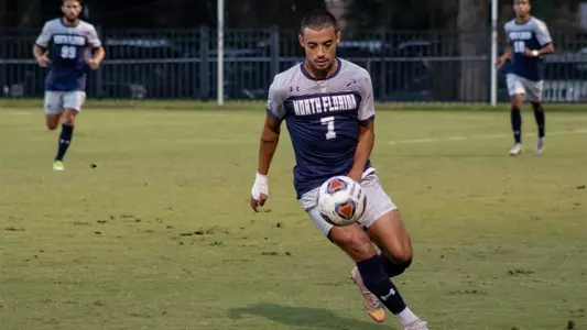 Igor Martins attacking the soccer ball