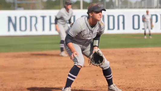 Abi Annett at third base
