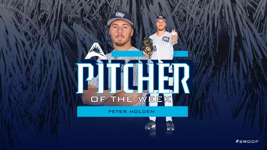 Peter Holden ASUN Pitcher of the Week graphic