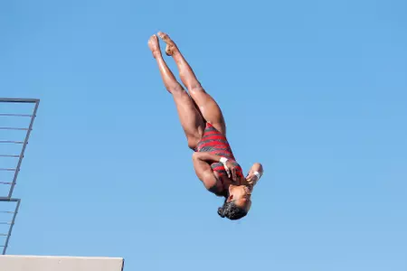 Nike Agunbiade on women's platform