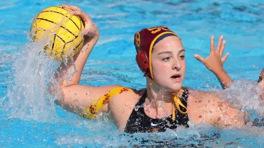 Alma Yaacobi looks to attack in a game at the Barbara Kalbus Invitational