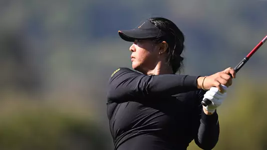 Catherine Park watches her shot at the Therese Hession Regional Challenge