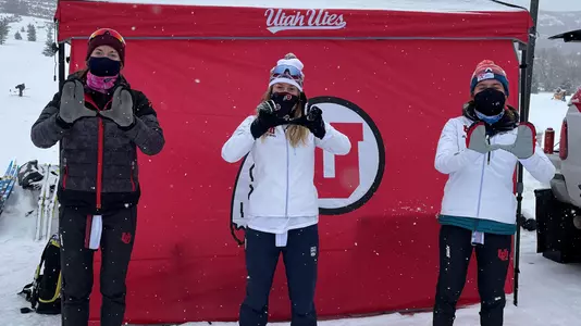 Podium Ski Finish