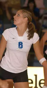 Ellen Murray racked up 14 kills to lead UTA to a four-game win over Nicholls State Saturday.