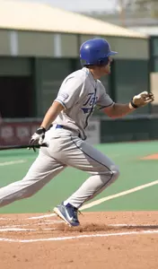 Daniel Macha went 3-for-4 with a double and a triple in his final game at UTA