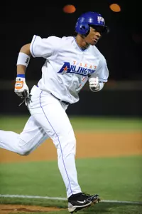 Michael Choice hit his 23rd career home run with a two-run homer in the first inning