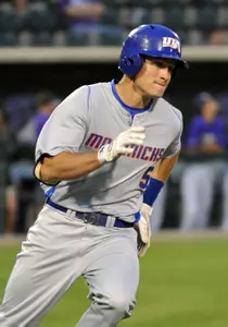Preston Beck hit his first home run of the season in the eighth inning.