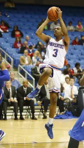 Jamel Outler scored 12in Saturday's loss against LA Tech.
