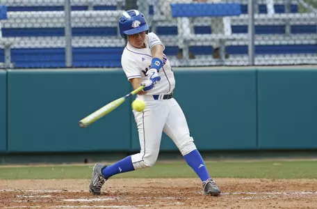 Kacey Everett hit her fourth home run of the season in Game 1.