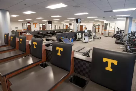 KNOXVILLE, TN - DECEMBER 20, 2018 - The Adair-Carlson Student-Athlete Wellness Center in the Athletic Training room in Anderson Training Center in Knoxville, TN. Photo By Andrew Ferguson/Tennessee Athletics