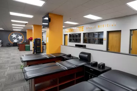 KNOXVILLE, TN - DECEMBER 20, 2018 -  The Tim Kerin Athletic Training room in the Neyland-Thompson Sports Center in Knoxville, TN. Photo By Andrew Ferguson/Tennessee Athletics