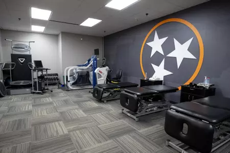 KNOXVILLE, TN - DECEMBER 20, 2018 -  The Tim Kerin Athletic Training room in the Neyland-Thompson Sports Center in Knoxville, TN. Photo By Andrew Ferguson/Tennessee Athletics
