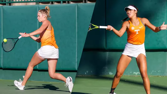 Catherine Aulia and Elza Tomase NCAA Championships