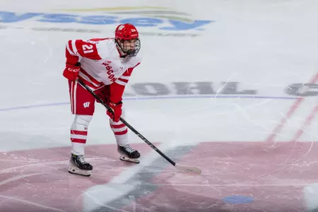 Ryan Botterill playing at the Kohl Center
