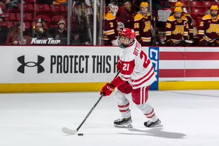 Ryan Botterill skates vs Minnesota