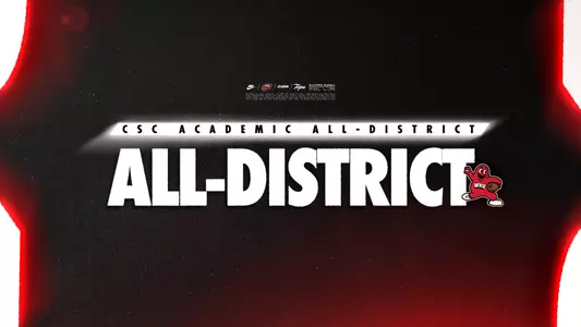 WKU Baseball 2026: CSC Academic All-District Graphic