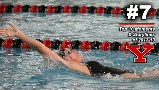 #7: Ashley Dow Becomes First YSU Swimmer to Win Two League Titles Image