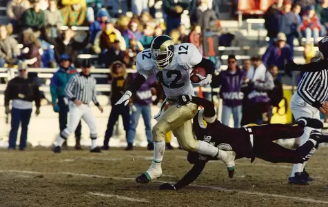 Wyoming Cowboys cap spring with Brown and Gold game Saturday