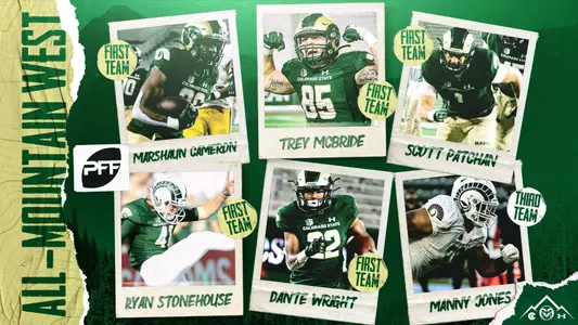 Six Rams Earn Spots on PFF All-Mountain West Team - Colorado State Athletics